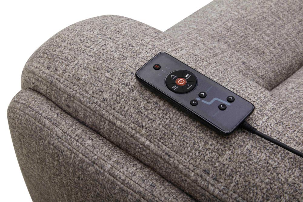 Parker Living - Penfield - Frappe Power Zero G Sofa with Heat, Massage & Speaker P3 - MPEN#832PHLZS-HM-FRAP view 5