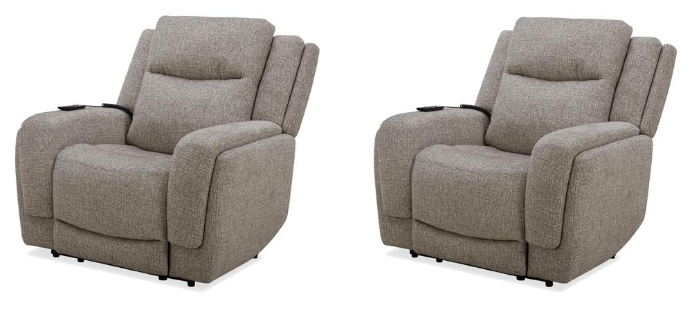 Parker Living - Penfield - Frappe Power Zero Gravity Recliner with Heat & Massage (Set of 2) - MPEN#812PHLZ-HM-2-FRAP view 1