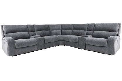 Parker Living - Polaris - Bizmark Grey 7 Piece Modular Power Reclining Sectional with Power Adjustable Headrests - MPOL-PACKT7(H)-BIG view 1