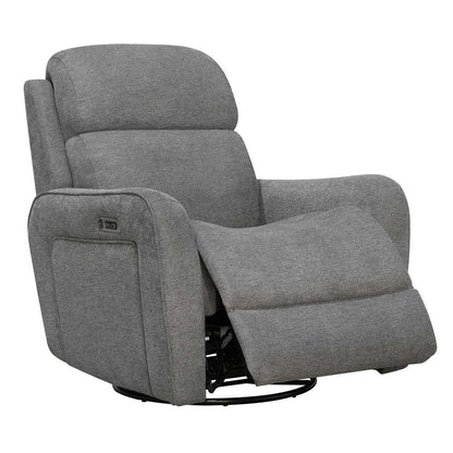 Parker House - Quest - Upgrade Charcoal Swivel Glider Cordless Recliner - Powered by FreeMotion - MQUE#812GSPH-P25-UPCH_CLOSEOUT veiw 2