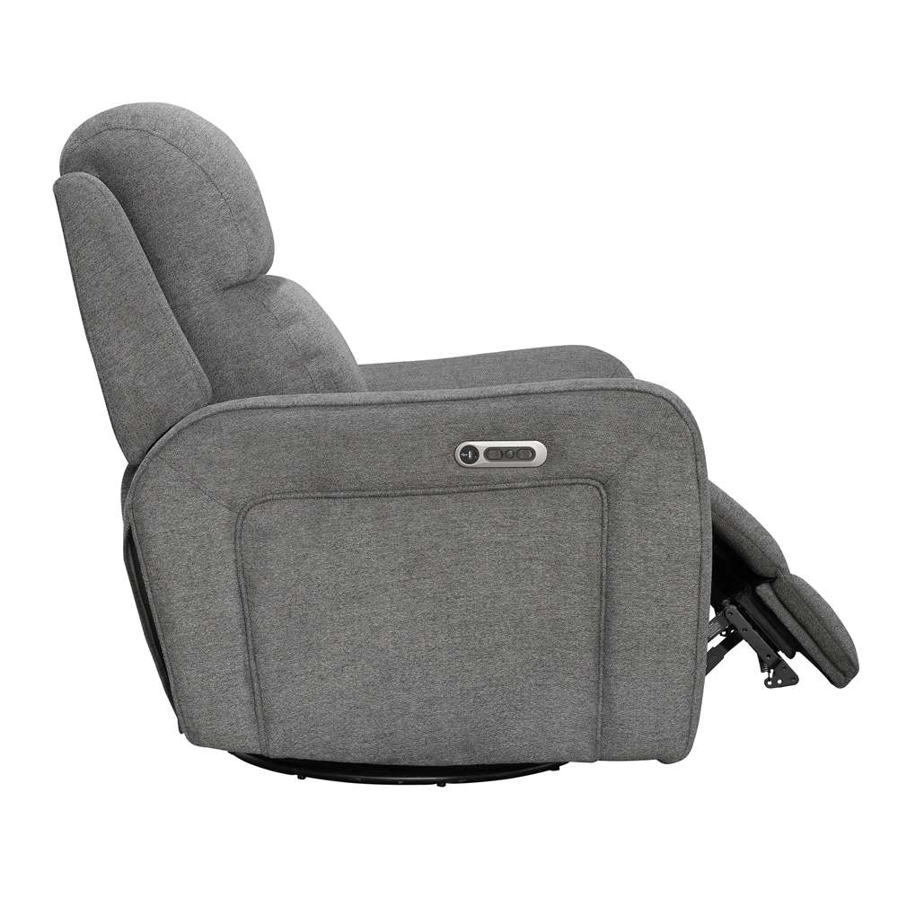 Parker House - Quest - Upgrade Charcoal Swivel Glider Cordless Recliner - Powered by FreeMotion - MQUE#812GSPH-P25-UPCH_CLOSEOUT veiw 5