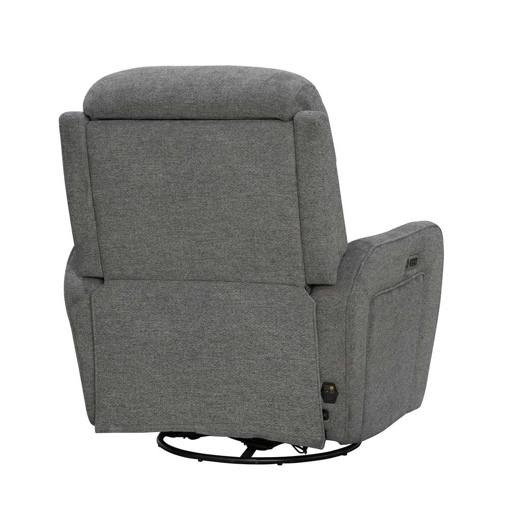 Parker House - Quest - Upgrade Charcoal Swivel Glider Cordless Recliner - Powered by FreeMotion - MQUE#812GSPH-P25-UPCH_CLOSEOUT veiw 6