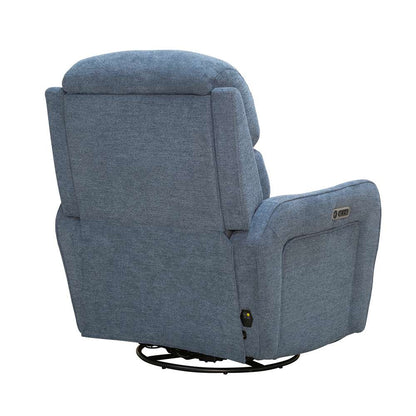 Parker House - Quest - Upgrade Midnight Blue Swivel Glider Cordless Recliner - Powered by FreeMotion - MQUE#812GSPH-P25-UPMB_CLOSEOUT veiw 5