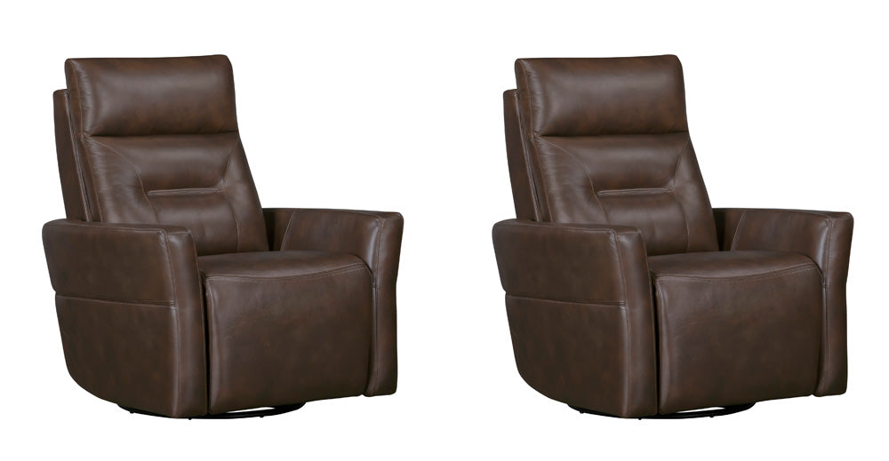 Parker Living - Remmington - Auburn Power Swivel Glider Recliner P2 (Set of 2) - MRMG#812GSPH-2-AUBN view 1