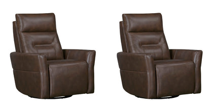 Parker Living - Remmington - Auburn Power Swivel Glider Recliner P2 (Set of 2) - MRMG#812GSPH-2-AUBN view 1