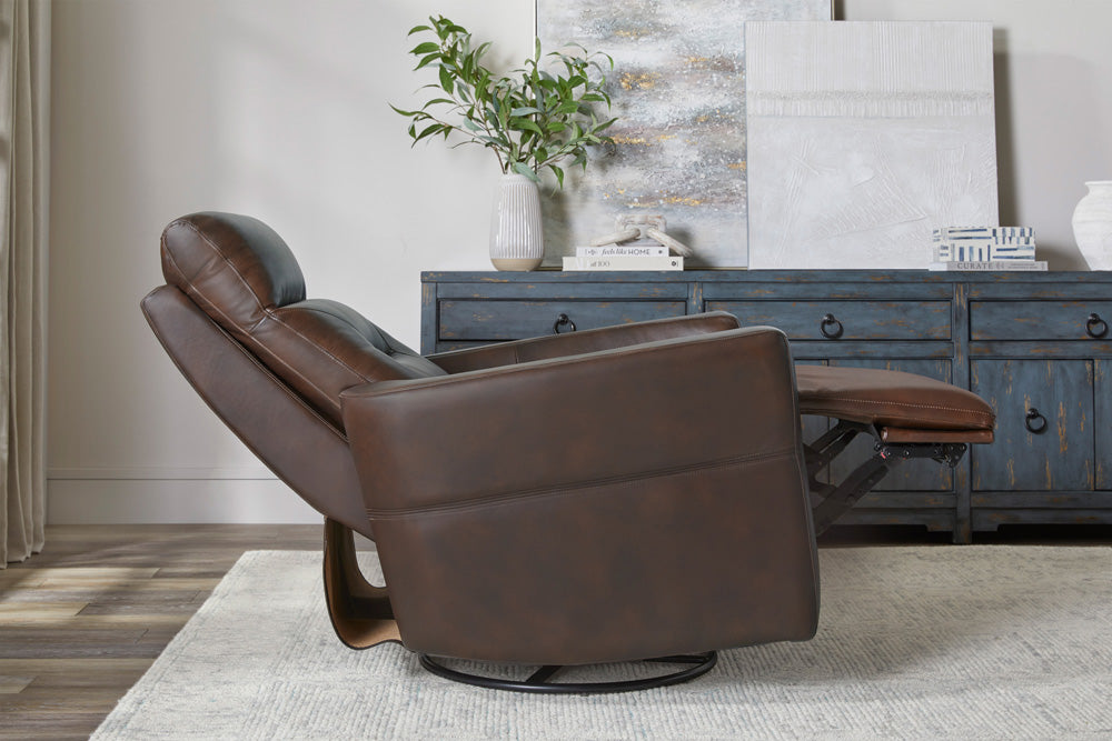 Parker Living - Remmington - Auburn Power Swivel Glider Recliner P2 (Set of 2) - MRMG#812GSPH-2-AUBN view 9