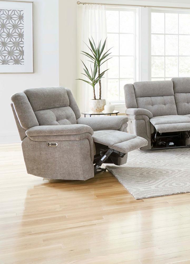 Parker Living - Richland - Bristol Grey Power Recliner (Set of 2) - MRIC#812PH-2-BRGR view 3