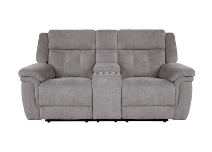 Parker House - Richland - Bristol Grey Power Reclining Sofa and Loveseat - MRIC-32PH-BRGR veiw 5