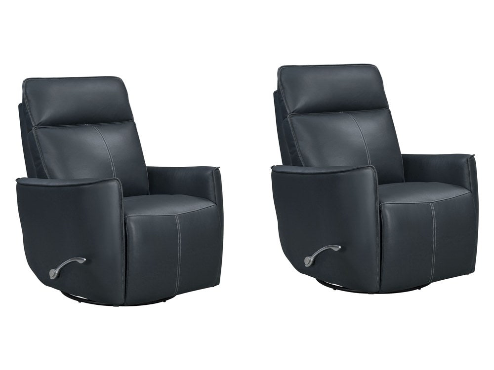 Parker Living - Roxy - Abby Navy Manual Swivel Glider Recliner (Set of 2) - MROX-KIT-812GS-2-ABNV view 1