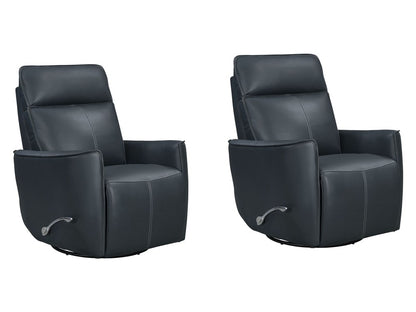 Parker Living - Roxy - Abby Navy Manual Swivel Glider Recliner (Set of 2) - MROX-KIT-812GS-2-ABNV view 1