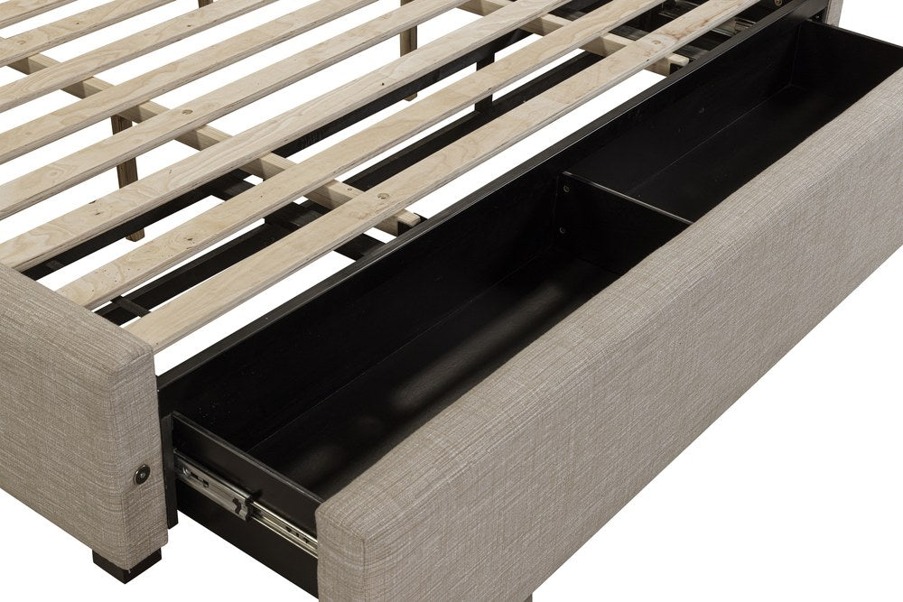 Parker Living Sleep - Kennedy - Balanced Fossil Queen Storage Bed - BKEN-KIT-Q3-BLFS view 11