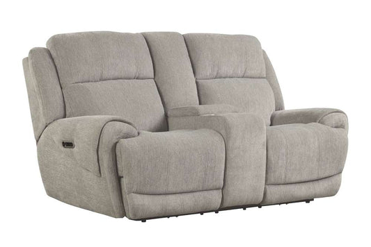 Parker House - Spencer - Tide Pebble Power Console Loveseat - MSPE#822CPH-TPE_CLOSEOUT veiw 1