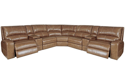 Parker Living - Swift - Bourbon 7 Piece Modular Power Reclining Sectional with Power Adjustable Headrests - MSWI-PACKT7(H)-BOU view 1