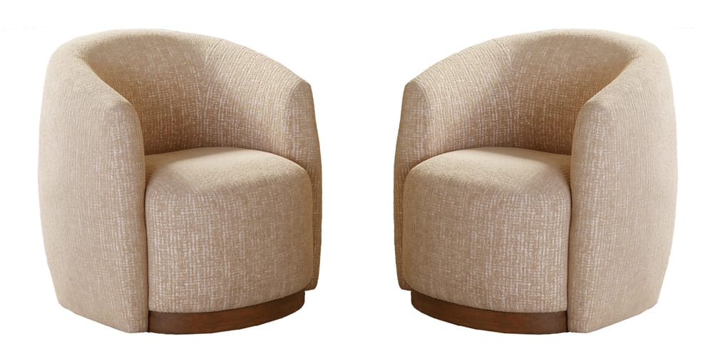 Parker Living - Tatum - Sand Dollar Swivel Accent Chair (Set of 2) - STAT#912S-2-SNDL