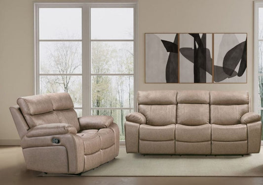 Parker House - Theon - Stokes Toffee Manual Reclining Sofa and Loveseat - MTHE-42-STOF veiw 1