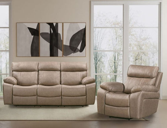 Parker House - Theon - Stokes Toffee Manual Reclining Sofa and Recliner - MTHE-41-STOF view 1