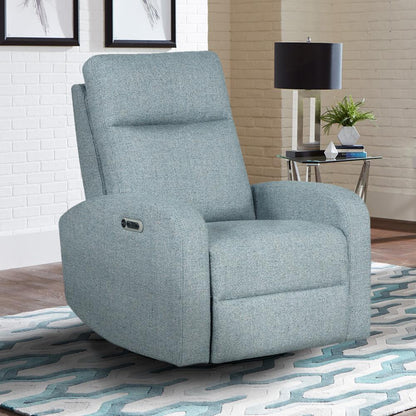 Parker House - Thriller - Natural Beauty Blue Power Swivel Glider Recliner - MTHR#812GSP-NBB veiw 2