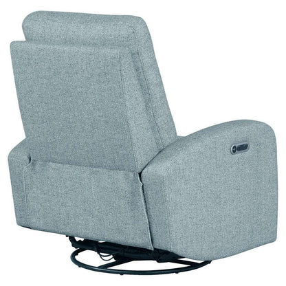 Parker House - Thriller - Natural Beauty Blue Power Swivel Glider Recliner - MTHR#812GSP-NBB veiw 6
