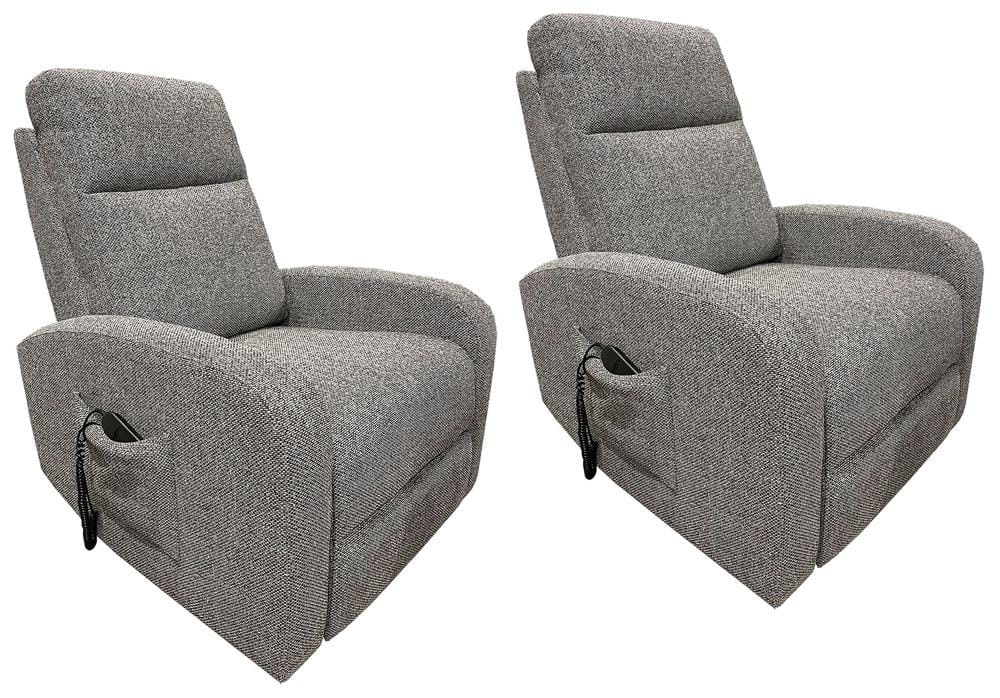 Parker Living - Thriller - Natural Beauty Grey Power Lift Recliner (Set of 2) - MTHR#812LIFT-2-NBG veiw 1