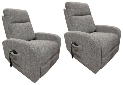 Parker Living - Thriller - Natural Beauty Grey Power Lift Recliner (Set of 2) - MTHR#812LIFT-2-NBG veiw 1