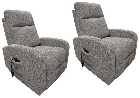 Parker Living - Thriller - Natural Beauty Grey Power Lift Recliner (Set of 2) - MTHR#812LIFT-2-NBG veiw 1