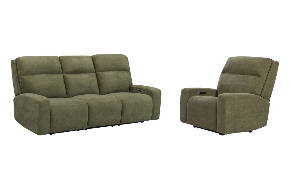 Parker Living - Traxton - Jasper Moss Power Zero Gravity Sofa and Recliner - MTRA-KIT-31P3Z-JAMS view 2