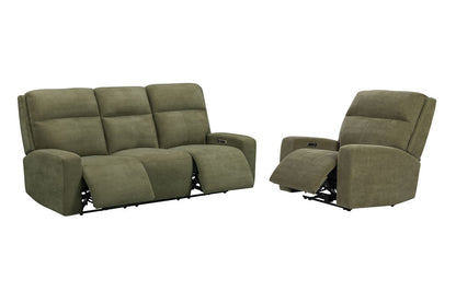 Parker Living - Traxton - Jasper Moss Power Zero Gravity Sofa and Recliner - MTRA-KIT-31P3Z-JAMS view 3