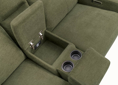Parker Living - Traxton - Jasper Moss Power Zero Gravity Tilt Console Loveseat P3 - MTRA-822CP3ZT-JAMS view 11