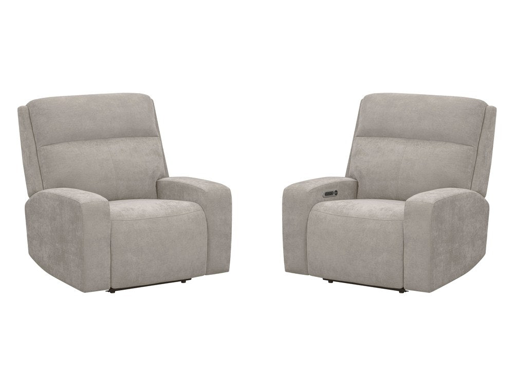 Parker Living - Traxton - Jasper Taupe Power Zero Gravity Recliner P3 (Set of 2) - MTRA-KIT-812P3Z-2-JATA view 1