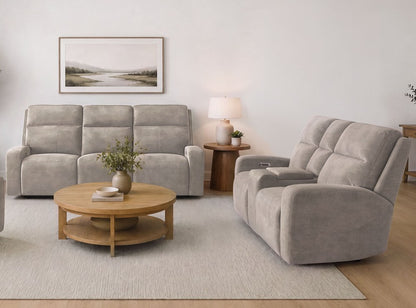 Parker Living - Traxton - Jasper Taupe Power Zero Gravity Sofa and Loveseat - MTRA-KIT-32P3Z-JATA view 1