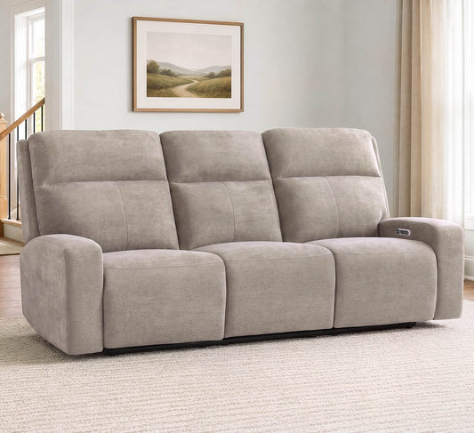 Parker Living - Traxton - Jasper Taupe Power Zero Gravity Sofa P3 - MTRA-832P3Z-JATA view 1