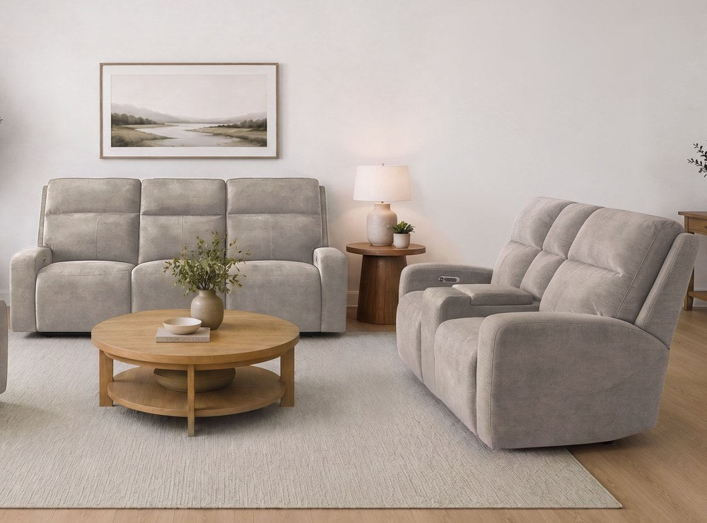 Parker Living - Traxton - Jasper Taupe Power Zero Gravity Sofa P3 - MTRA-832P3Z-JATA view 17