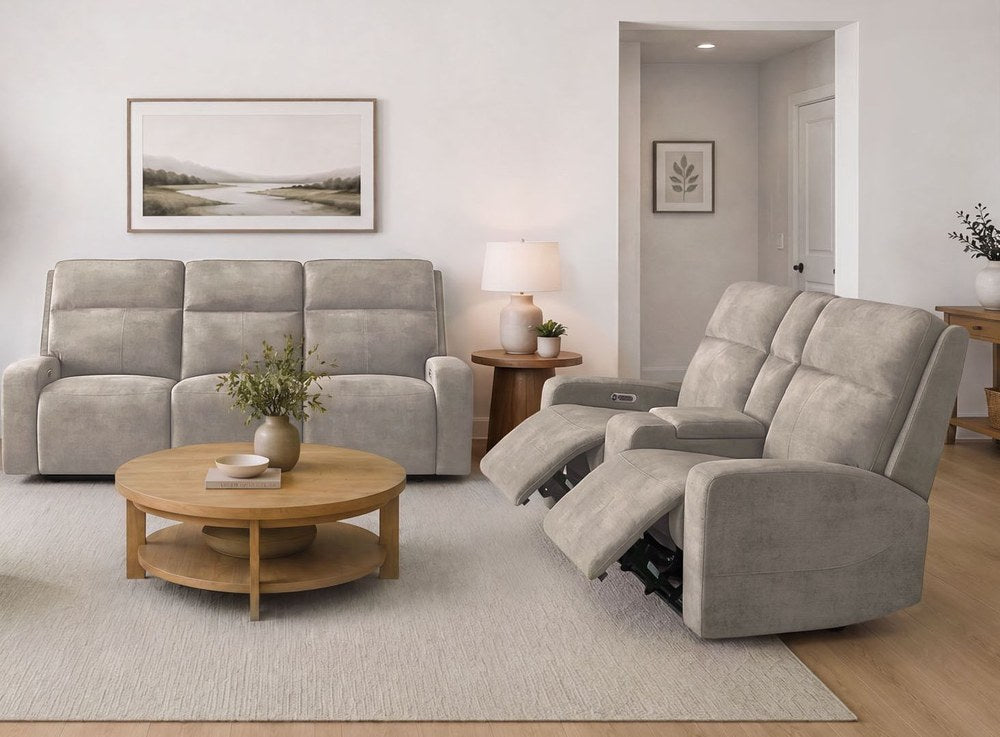 Parker Living - Traxton - Jasper Taupe Power Zero Gravity Sofa P3 - MTRA-832P3Z-JATA view 18