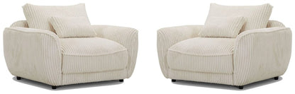 Parker Living - Utopia - Mega Ivory Chair and A Half with Lumbar Pillow (Set of 2) - SUTP#912-2-MGIV view 1
