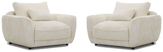 Parker Living - Utopia - Mega Ivory Chair and A Half with Lumbar Pillow (Set of 2) - SUTP#912-2-MGIV view 1