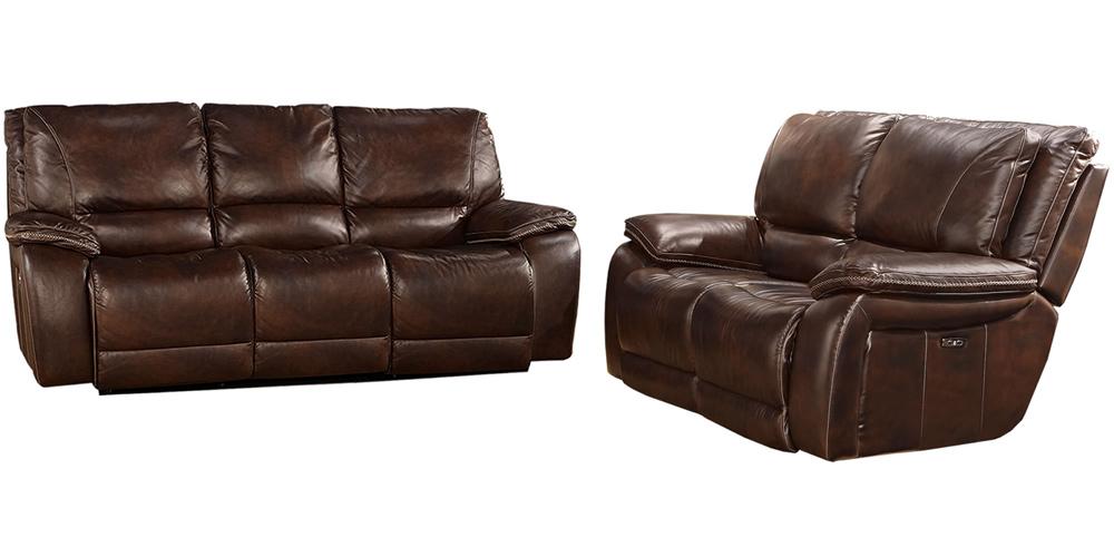 Parker House - Vail - Burnt Sienna Power Reclining Sofa and Loveseat - MVAI-32PH-BUR veiw 3