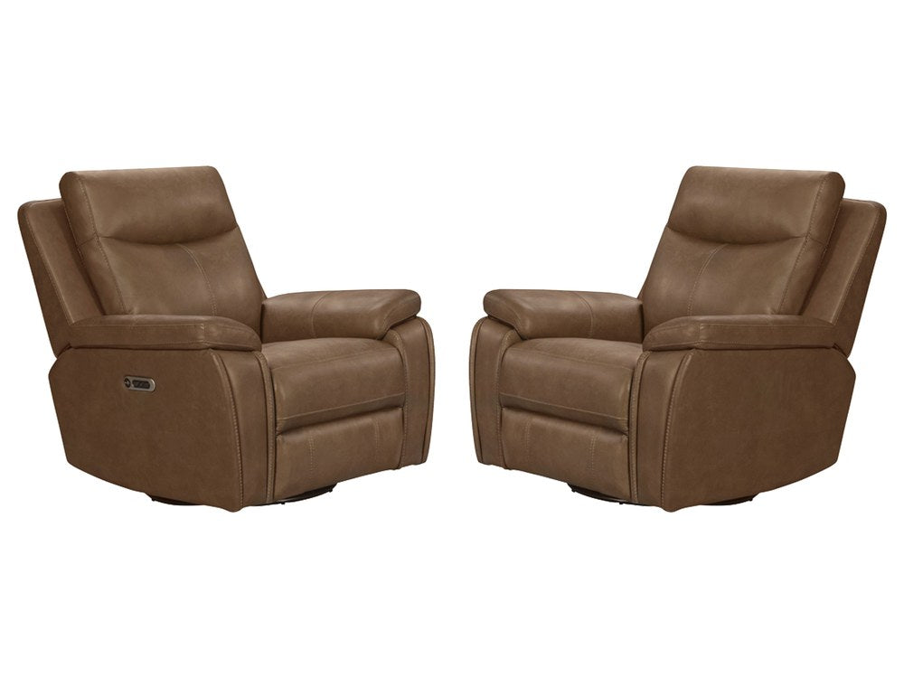 Parker Living - Veracruz - Vintage Tan Power Swivel Glider Recliner P2 (Set of 2) - MVER-KIT-812GSP2-2-VGTN view 1