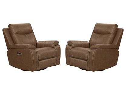 Parker Living - Veracruz - Vintage Tan Power Swivel Glider Recliner P2 (Set of 2) - MVER-KIT-812GSP2-2-VGTN view 1