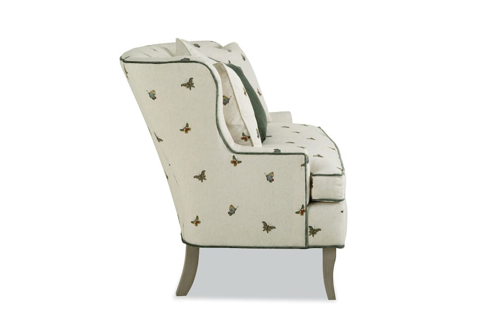 Paula Deen  - Settee in Springfest 21 Fabric   - P095030BD-Springfest-21 view 4