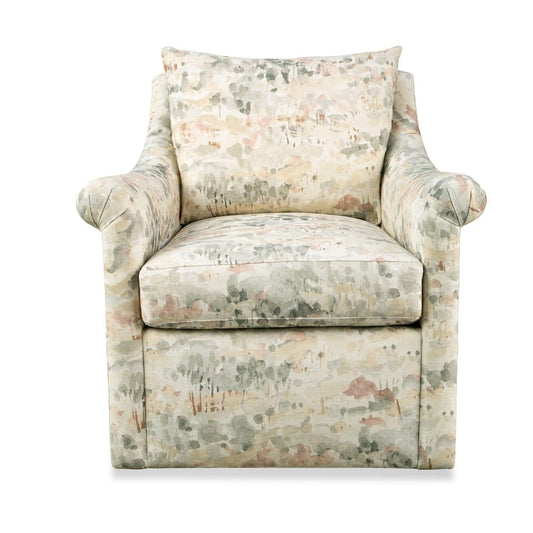 Paula Deen  - Swivel Chair in Silverlake 10 Fabric   - P042410BDSC-Silverlake-10 view 1