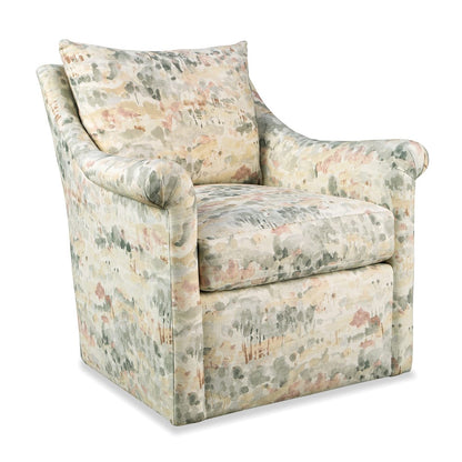 Paula Deen  - Swivel Chair in Silverlake 10 Fabric   - P042410BDSC-Silverlake-10 view 2