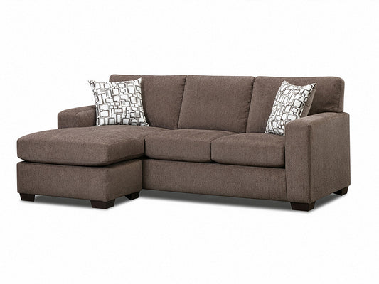 Peak Living - 106 Greenland Brown LSF Chaise Sectional in Brown - 10640-2242_10620-2242 view 1