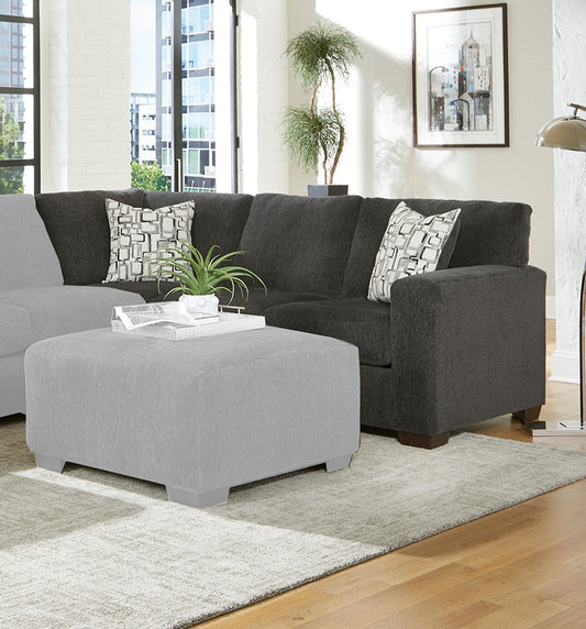 Peak Living - 106 Greenland Charcoal RSF Corner Sofa in Charcoal - 10640-2240 view 1
