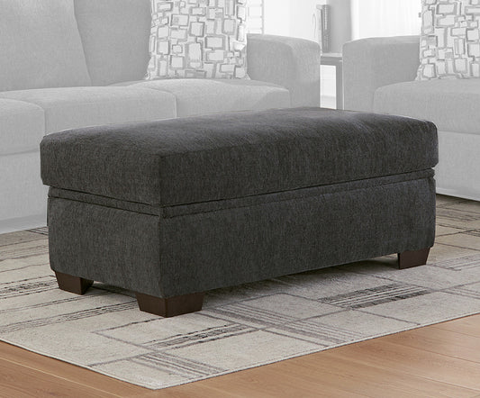 Peak Living - 106 Greenland Charcoal Storage Ottoman in Charcoal - 10606-2240 view 1