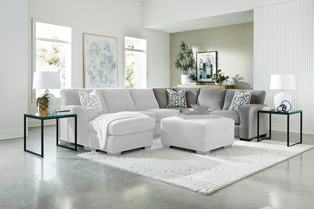 Peak Living - 106 Greenland Earth RSF Corner Sofa in Grey - 10640-2241 view 2