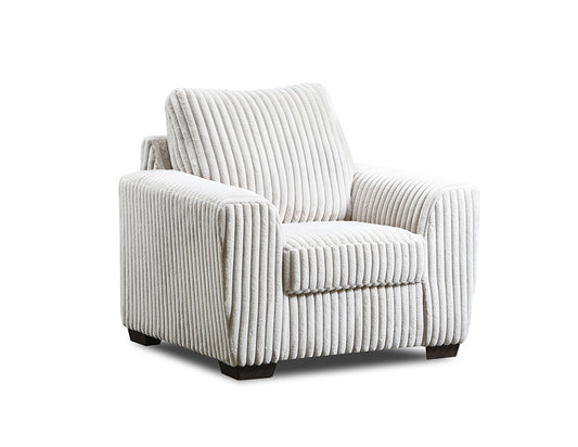 Peak Living - 125 Eden Spice Chair in Black/White - 12501-6457 view 1