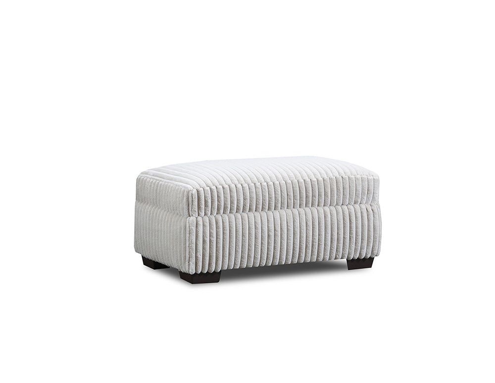 Peak Living - 125 Eden Spice Storage Ottoman in Black/White - 12506-6457 view 1