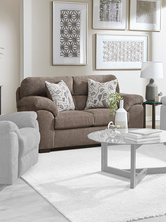 Peak Living - 1780 Cousin Saddle Loveseat in Brown - 1782-3517 view 1