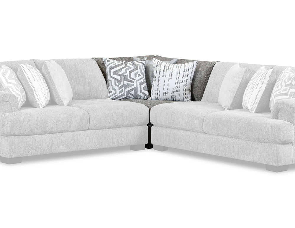 Peak Living - 2100 Sami Stone Corner Wedge in Grey - 2104-5731 view 1