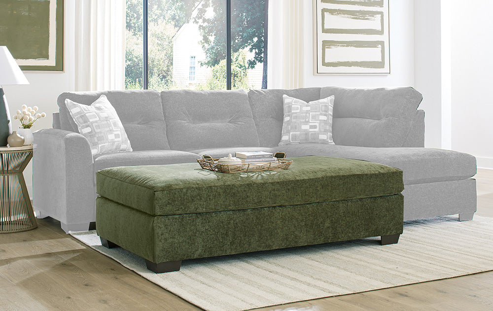Peak Living - 230 Braves Olive Ottoman in Olive - 23005-5865 view 1